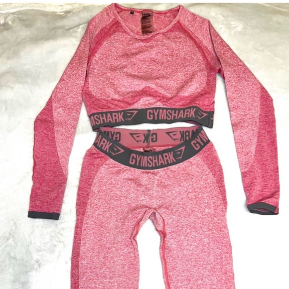 Both Top and Bottom ; Gymshark Seamless Dry Fit crop top & leggings - Picture 2 of 8